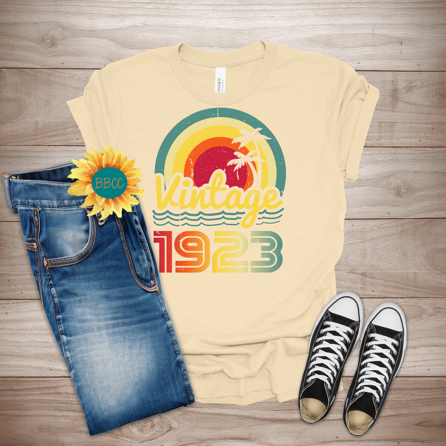 Vintage 1923 Adult T-Shirt