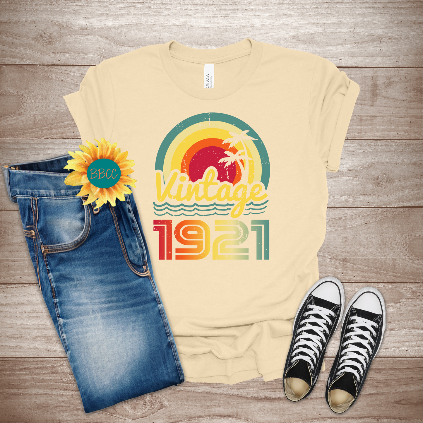 Vintage 1921 Adult T-Shirt