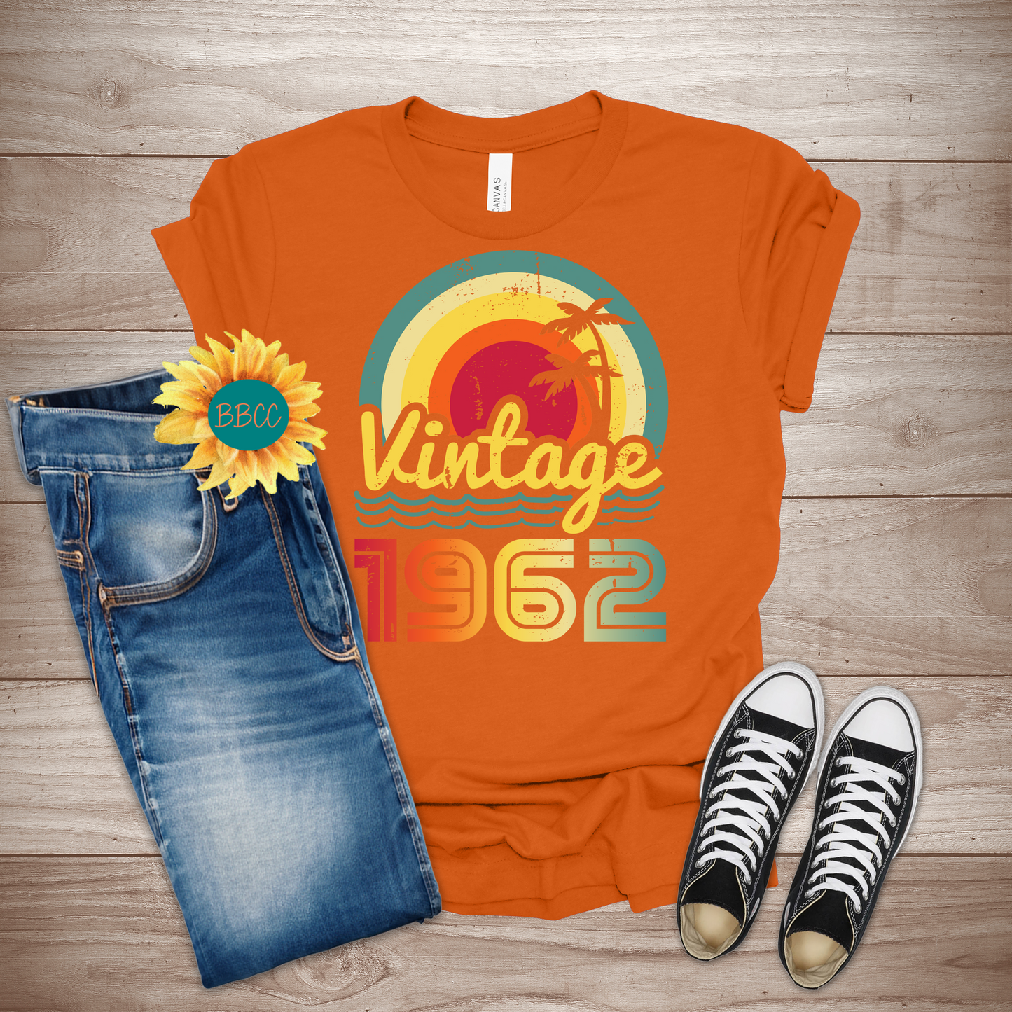Vintage 1962 Adult T-Shirt