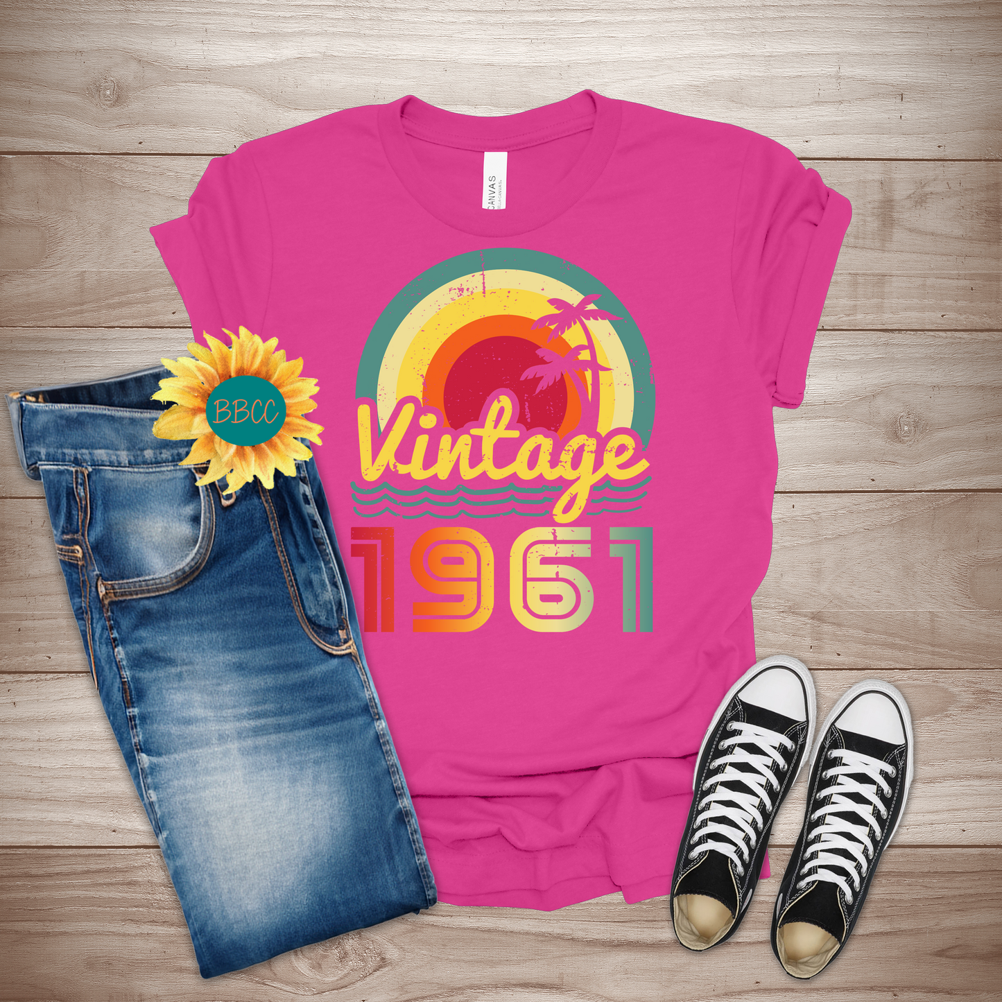 Vintage 1961 Adult T-Shirt