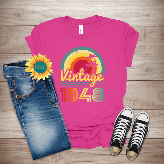 Vintage 1948 Adult T-Shirt