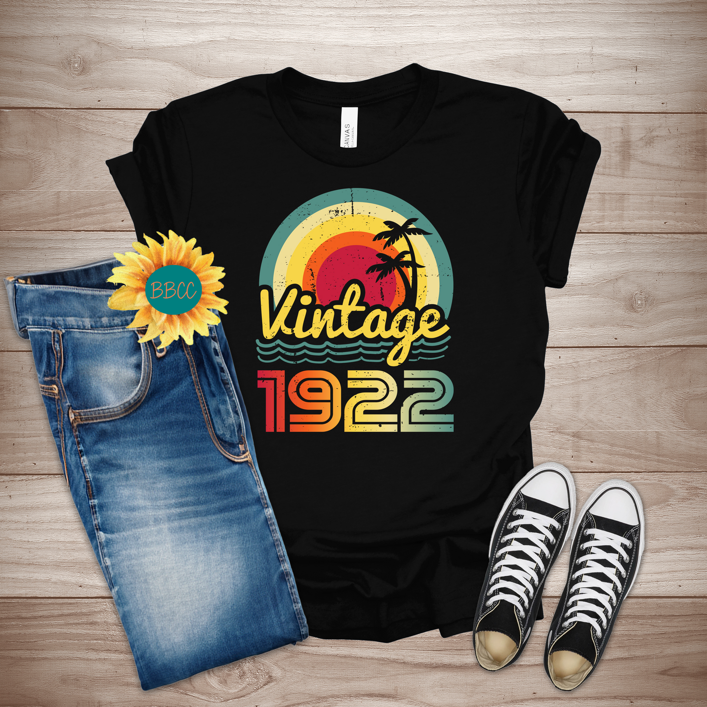 Vintage 1922 Adult T-Shirt
