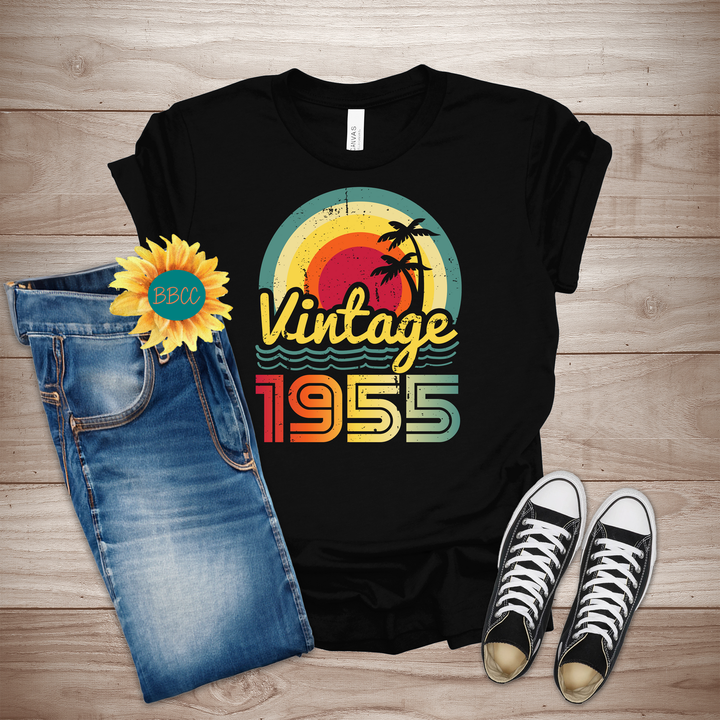 Vintage 1955 Adult T-Shirt