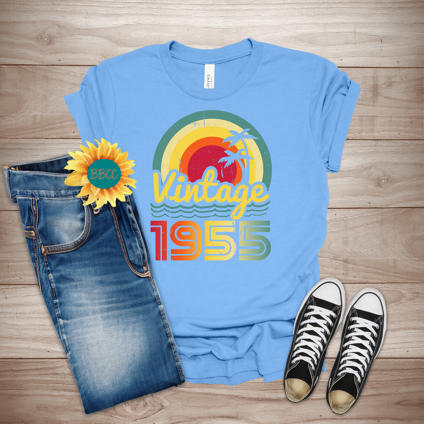 Vintage 1955 Adult T-Shirt