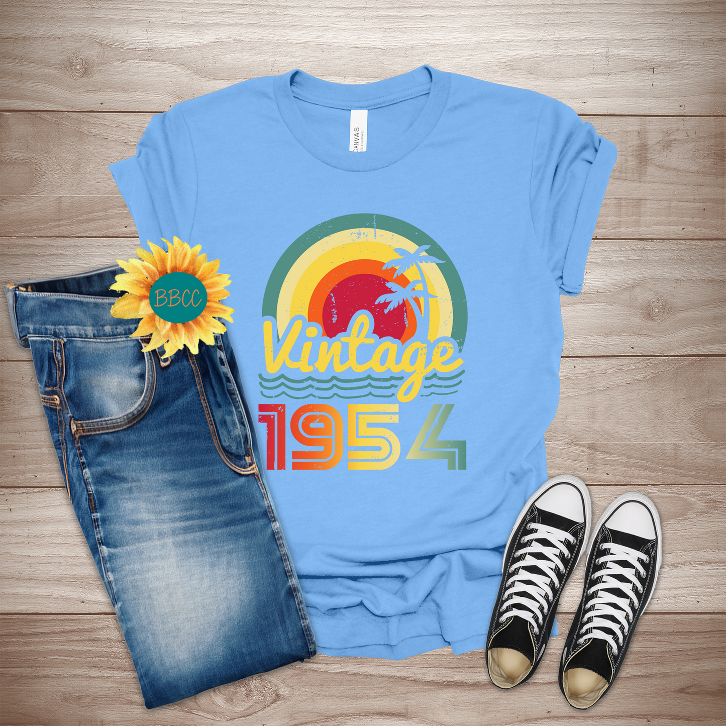 Vintage 1954 Adult T-Shirt