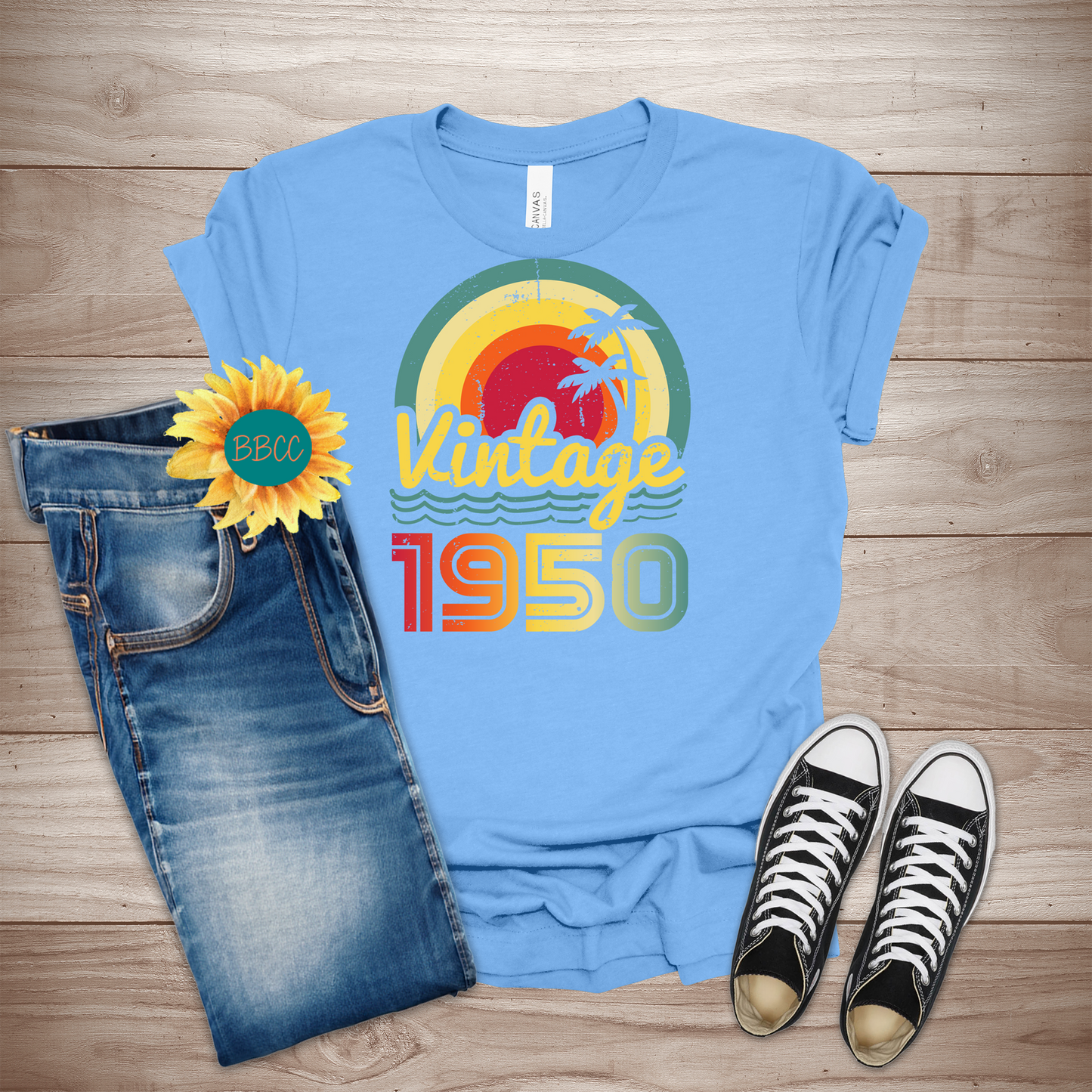 Vintage 1950 Adult T-Shirt