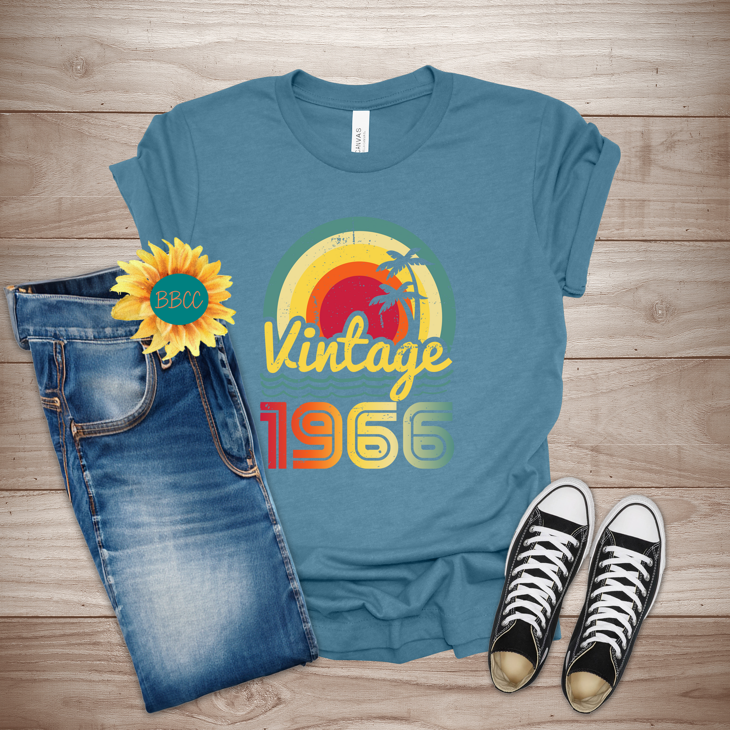 Vintage 1966 Adult T-Shirt