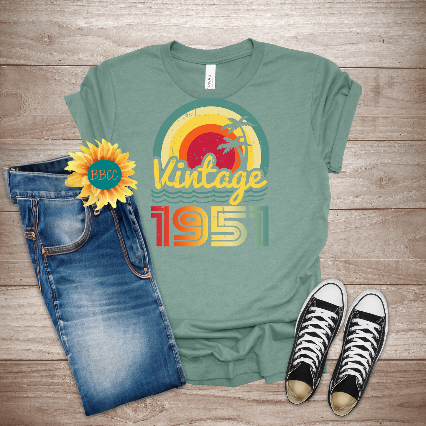 Vintage 1951 Adult T-Shirt