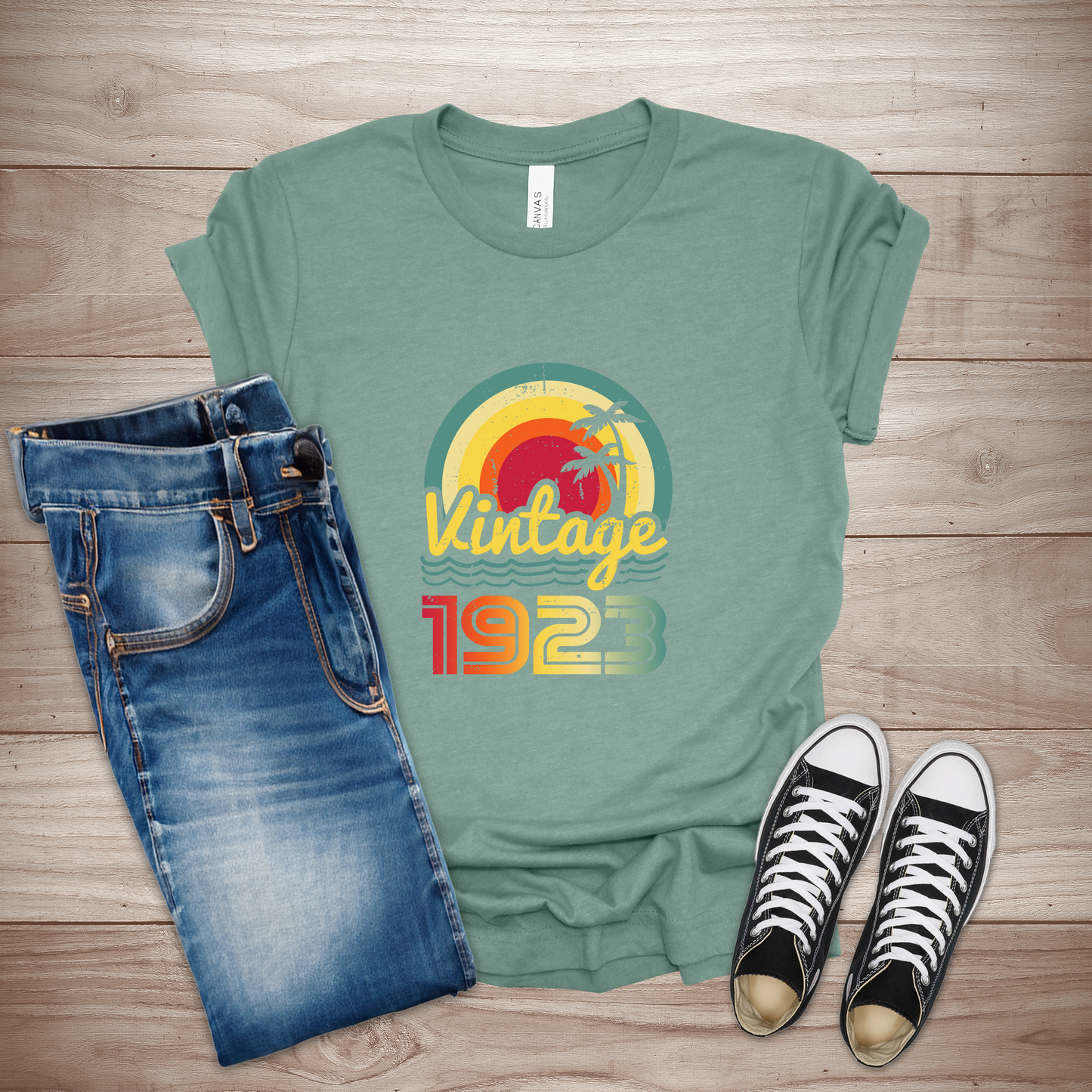 Vintage 1923 Adult T-Shirt