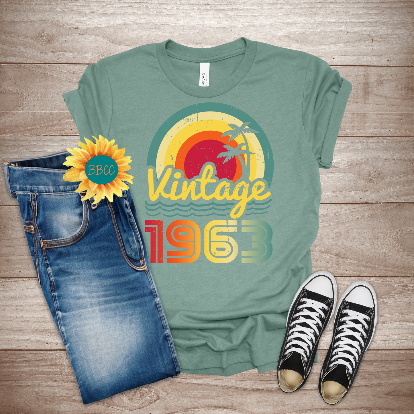 Vintage 1963 Adult T-Shirt