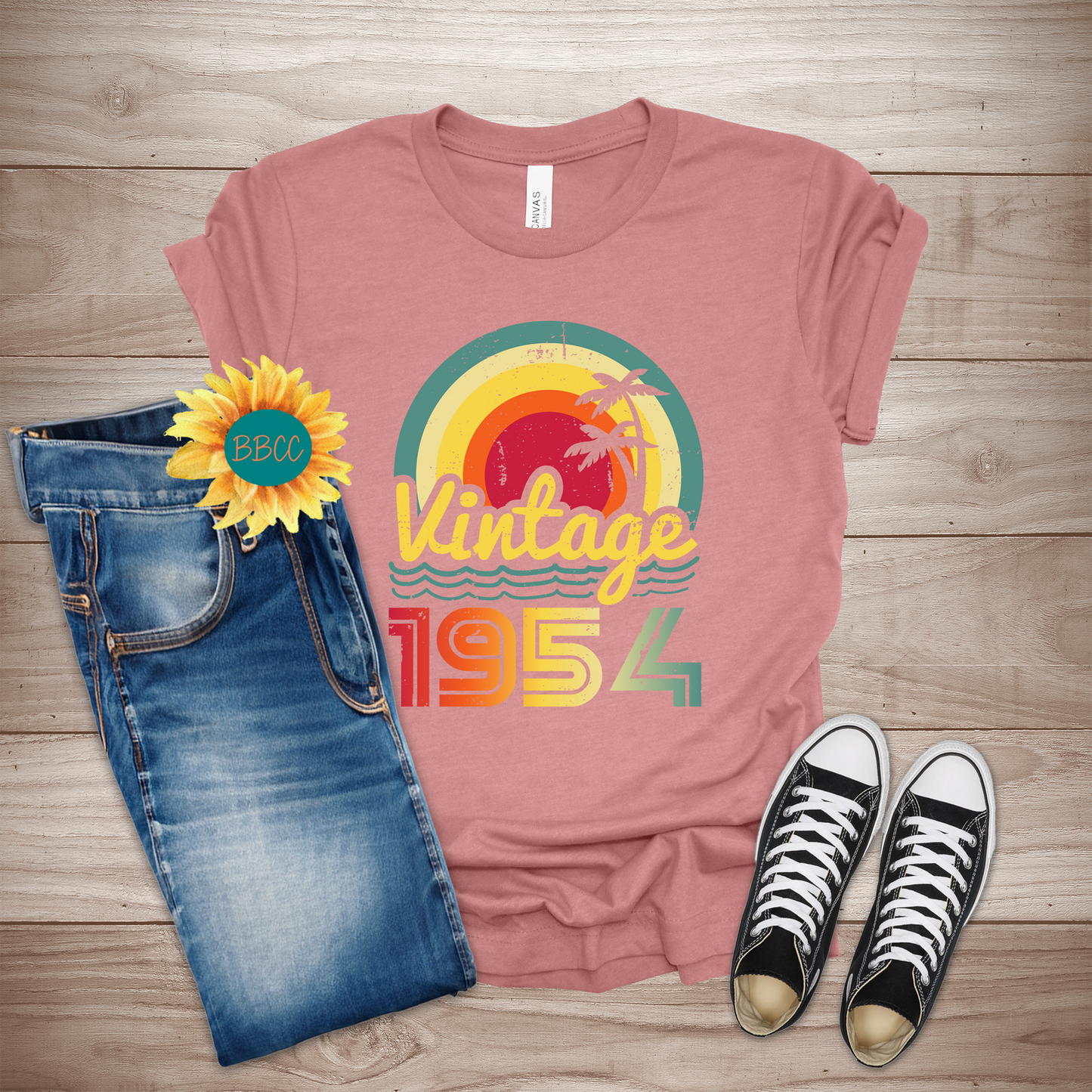 Vintage 1954 Adult T-Shirt