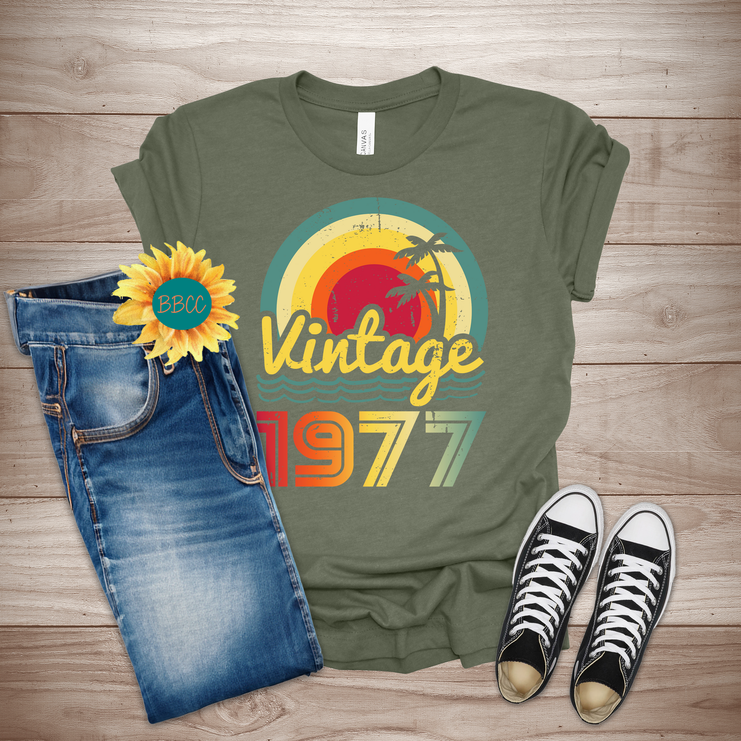 Vintage 1977 Adult T-Shirt