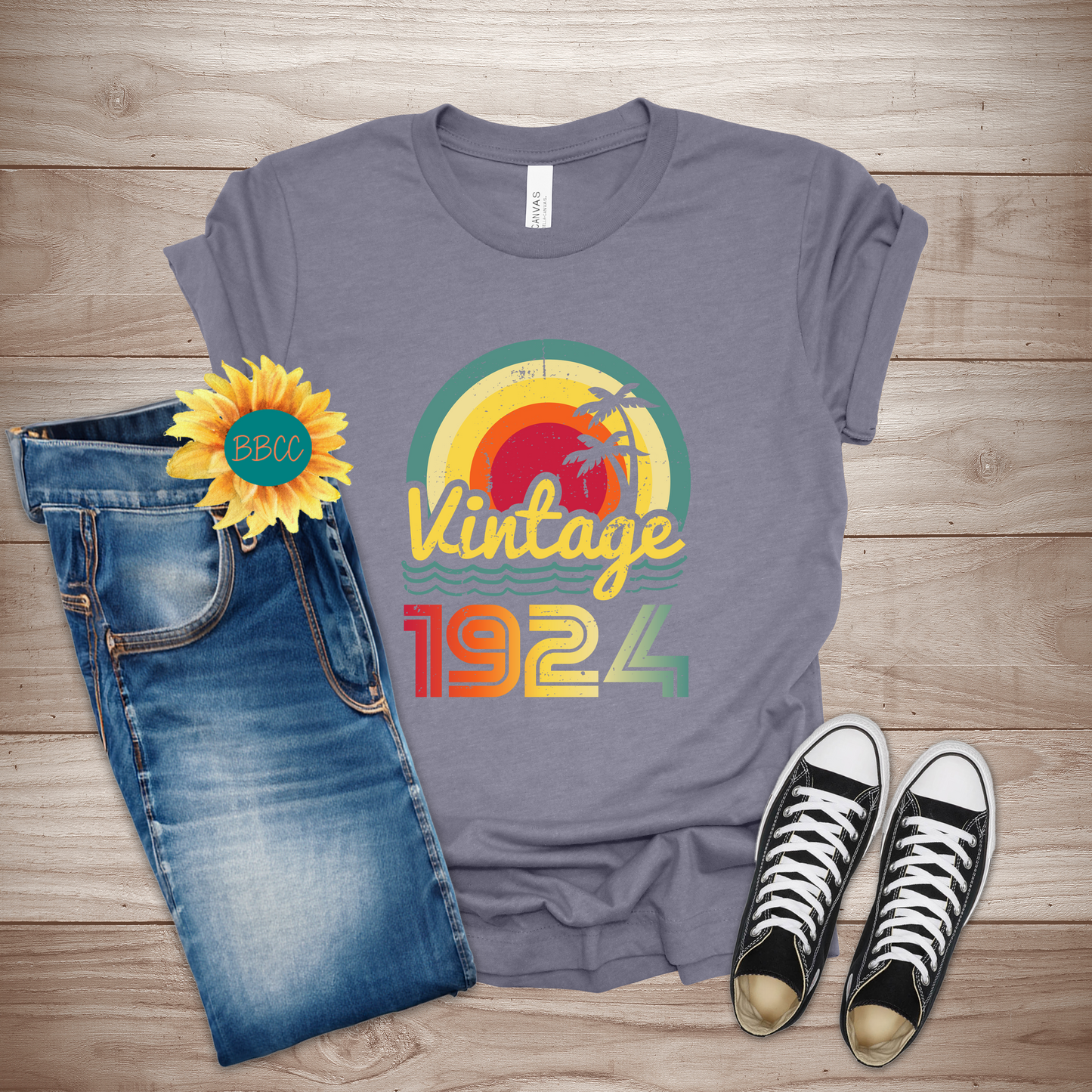 Vintage 1924 Adult T-Shirt