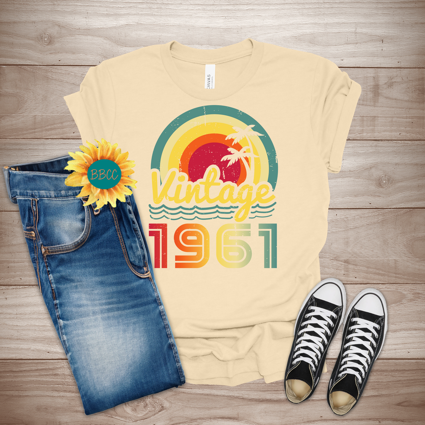 Vintage 1961 Adult T-Shirt