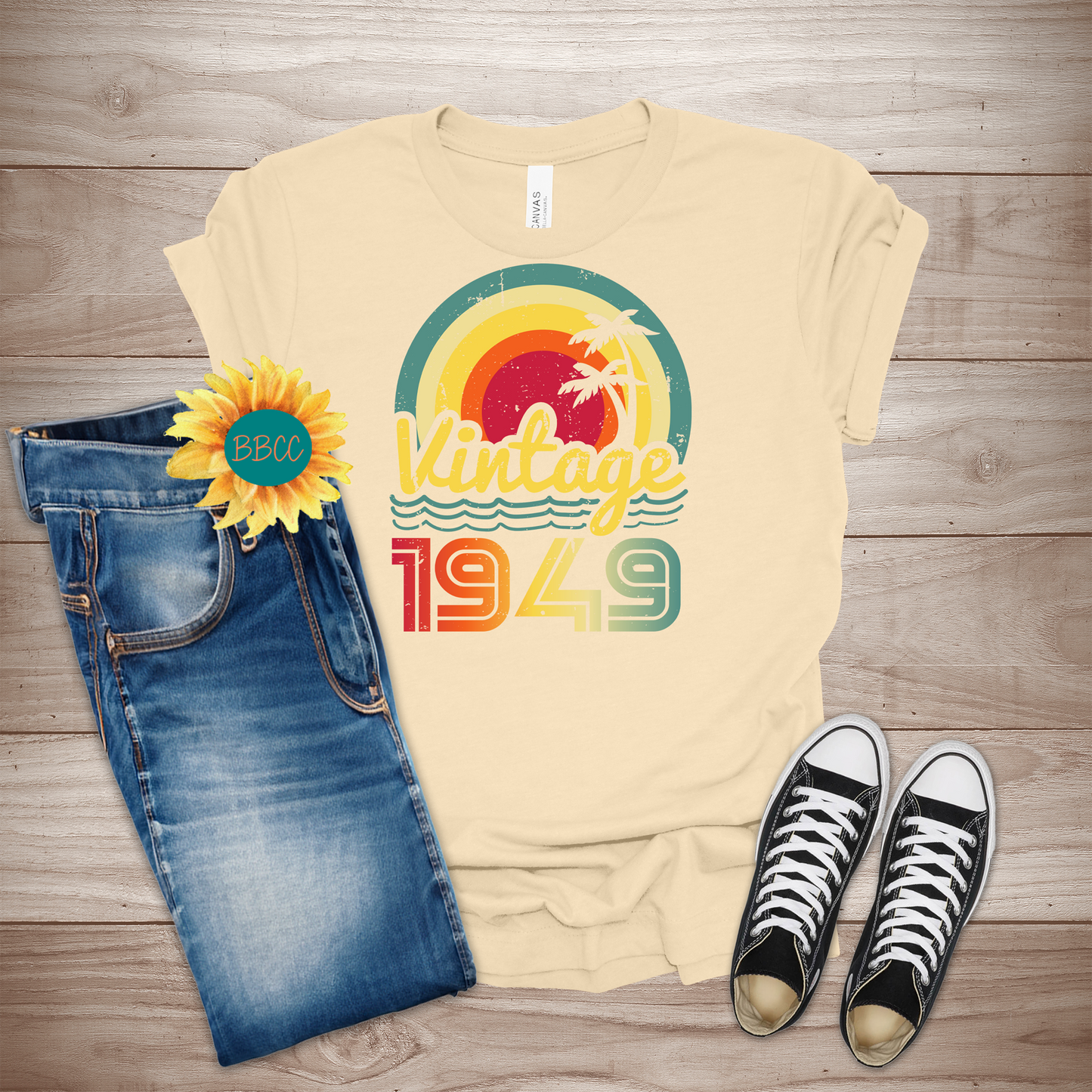 Vintage 1949 Adult T-Shirt