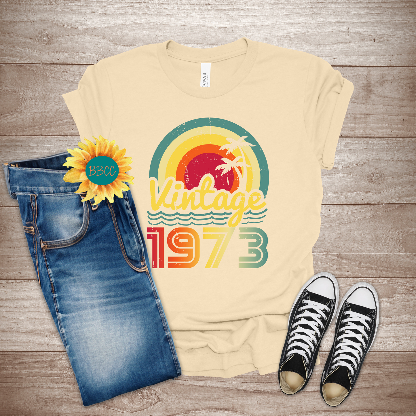 Vintage 1973 Adult T-Shirt
