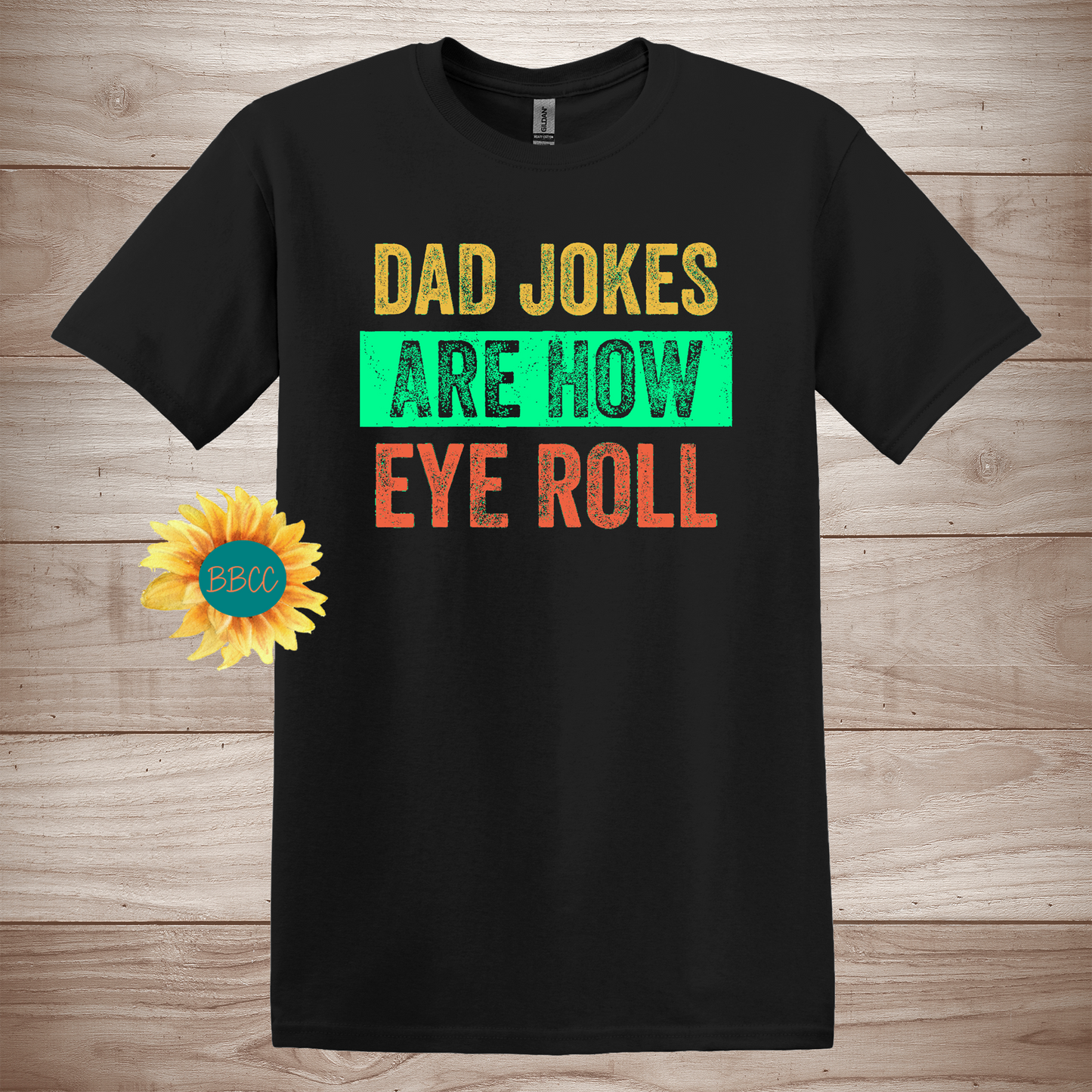 Eye Roll Dad Jokes Funny Father T-Shirt