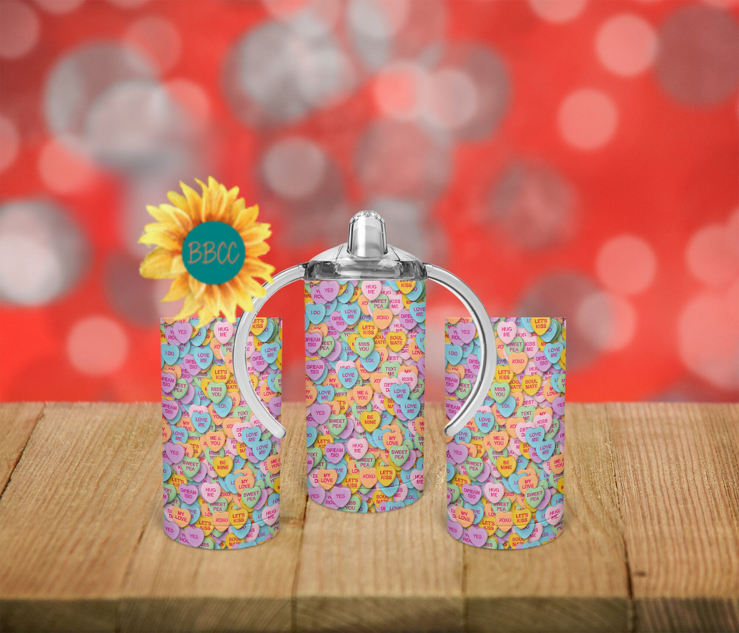 Candy Hearts Tumbler