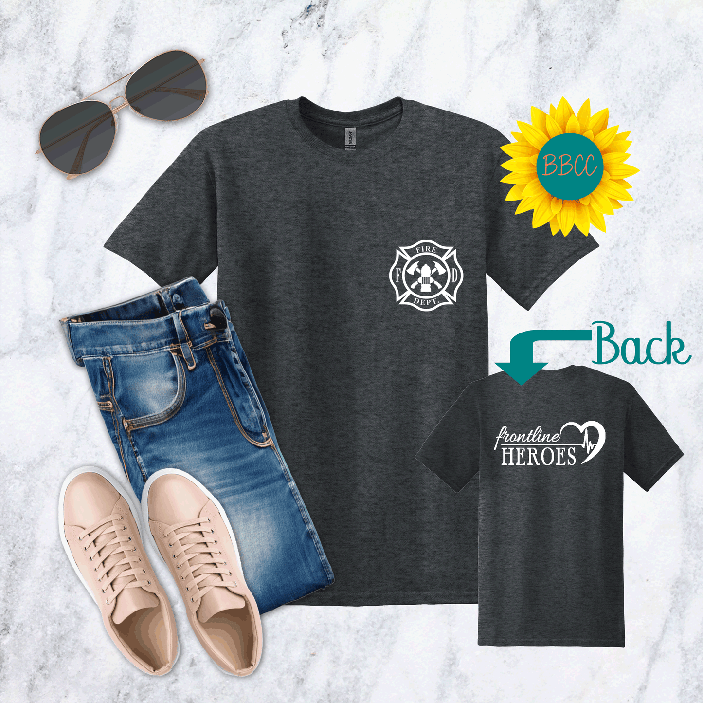 Frontline Firefighter T - Shirt