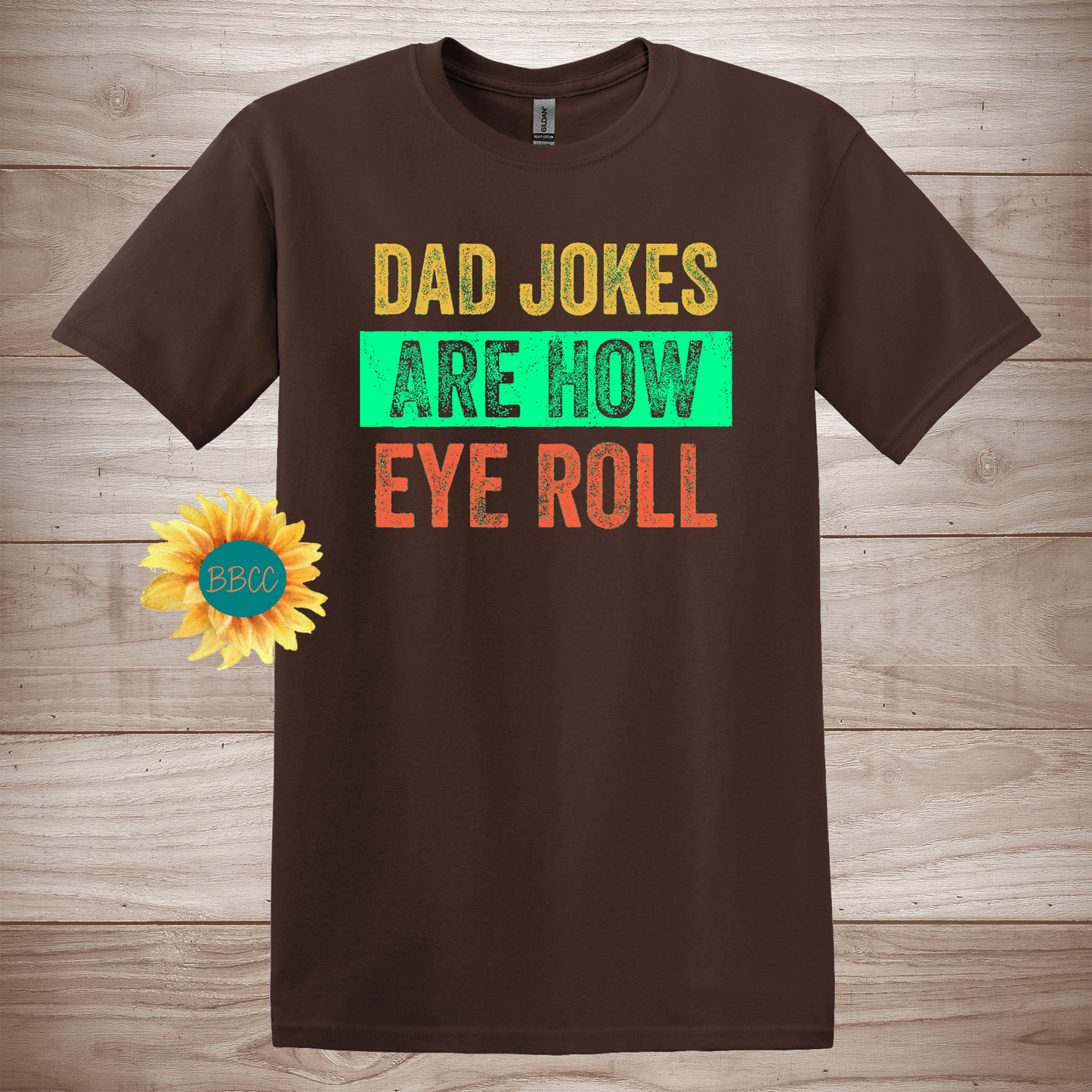 Eye Roll Dad Jokes Funny Father T-Shirt