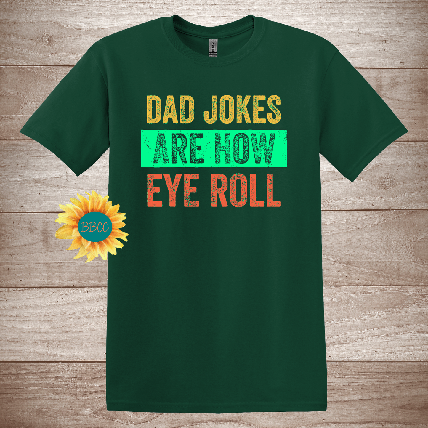 Eye Roll Dad Jokes Funny Father T-Shirt