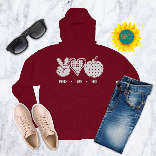 Peace Love Fall Hoodie
