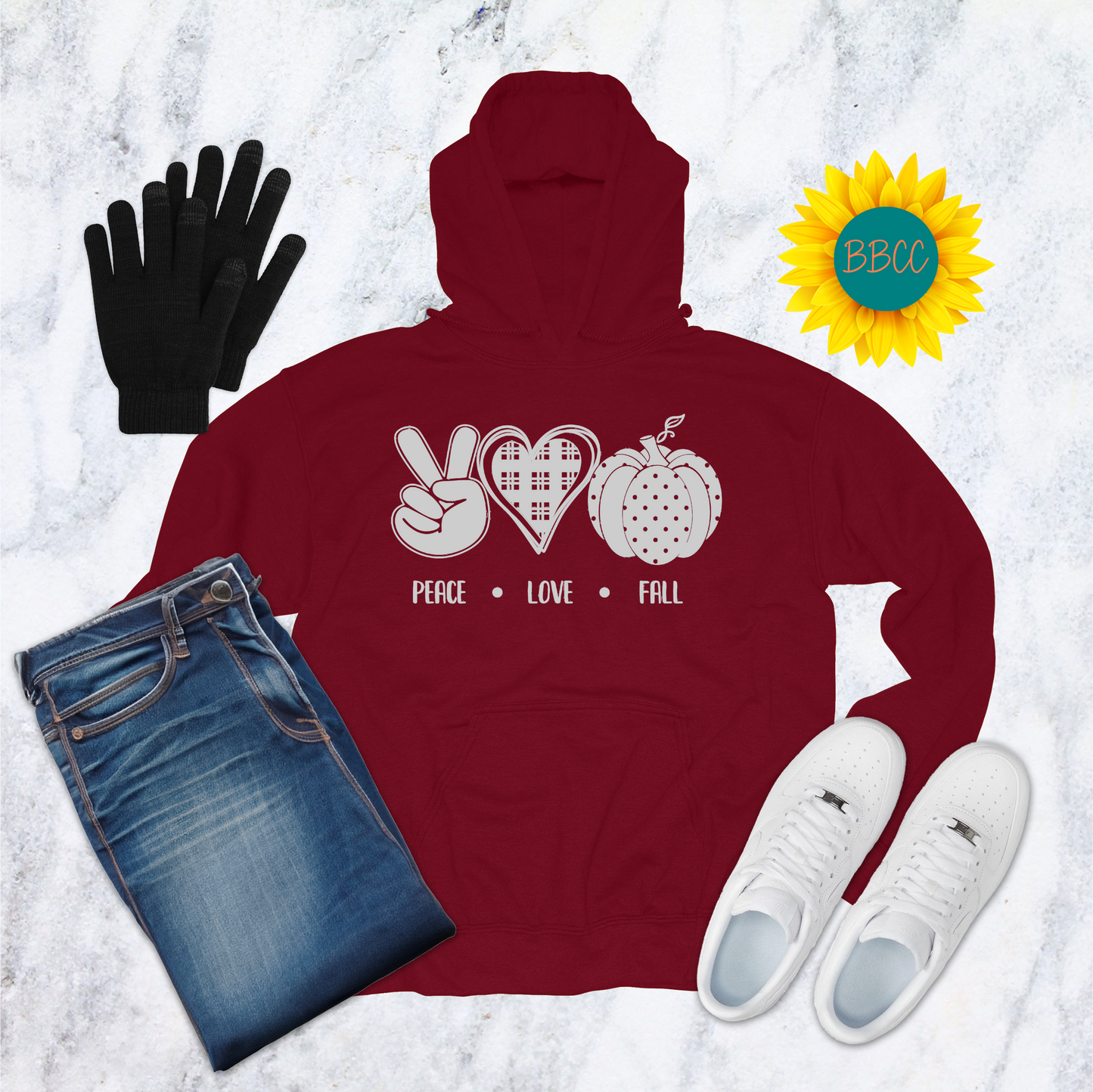 Peace Love Fall Hoodie