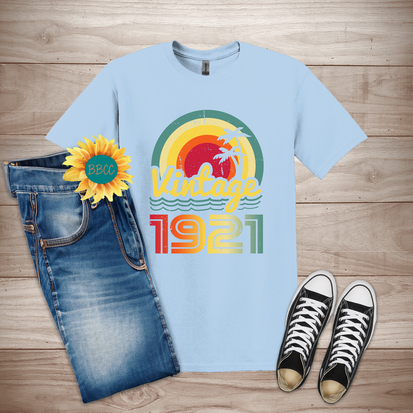 Vintage 1921 Adult T-Shirt