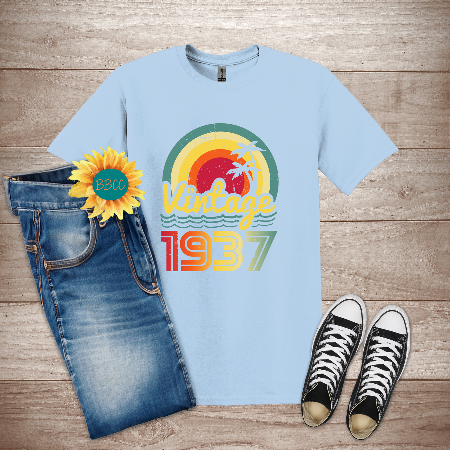 Vintage 1937 Adult T-Shirt