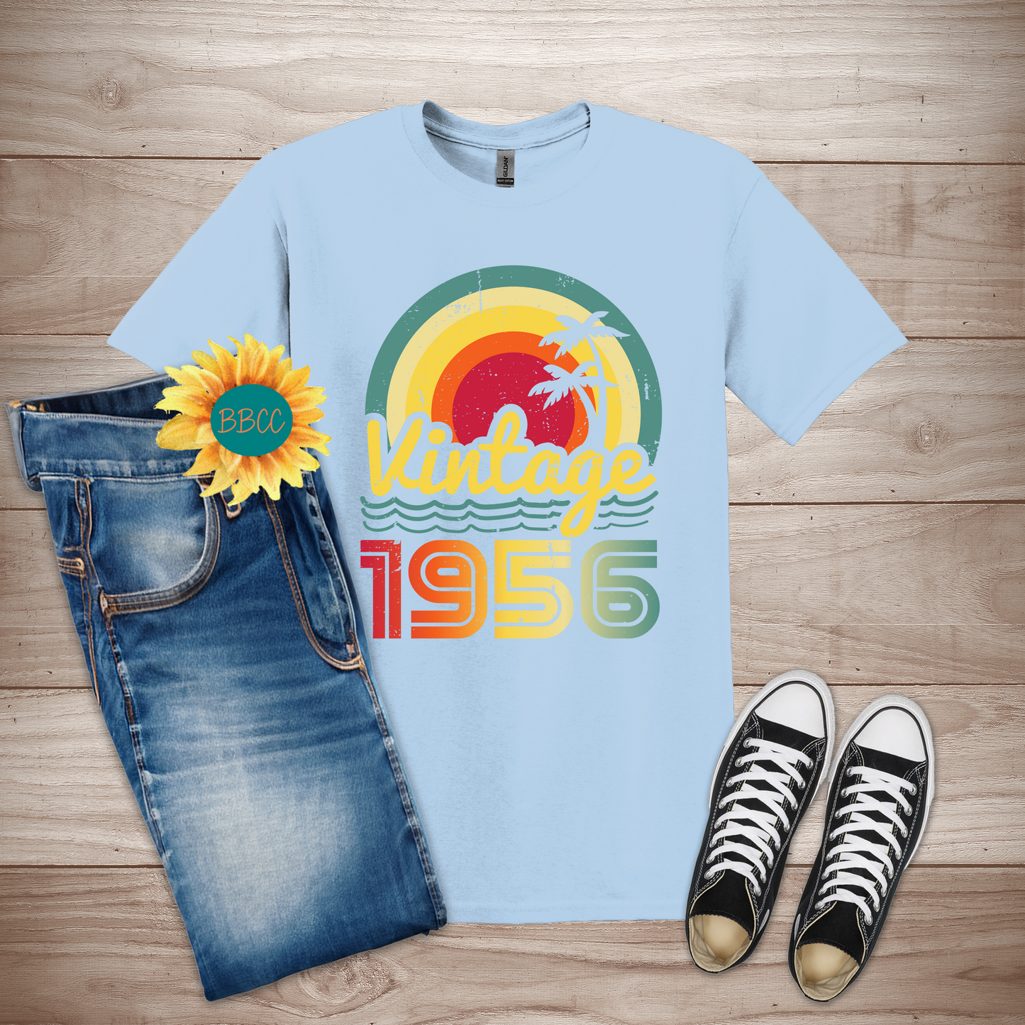 Vintage 1956 Adult T-Shirt