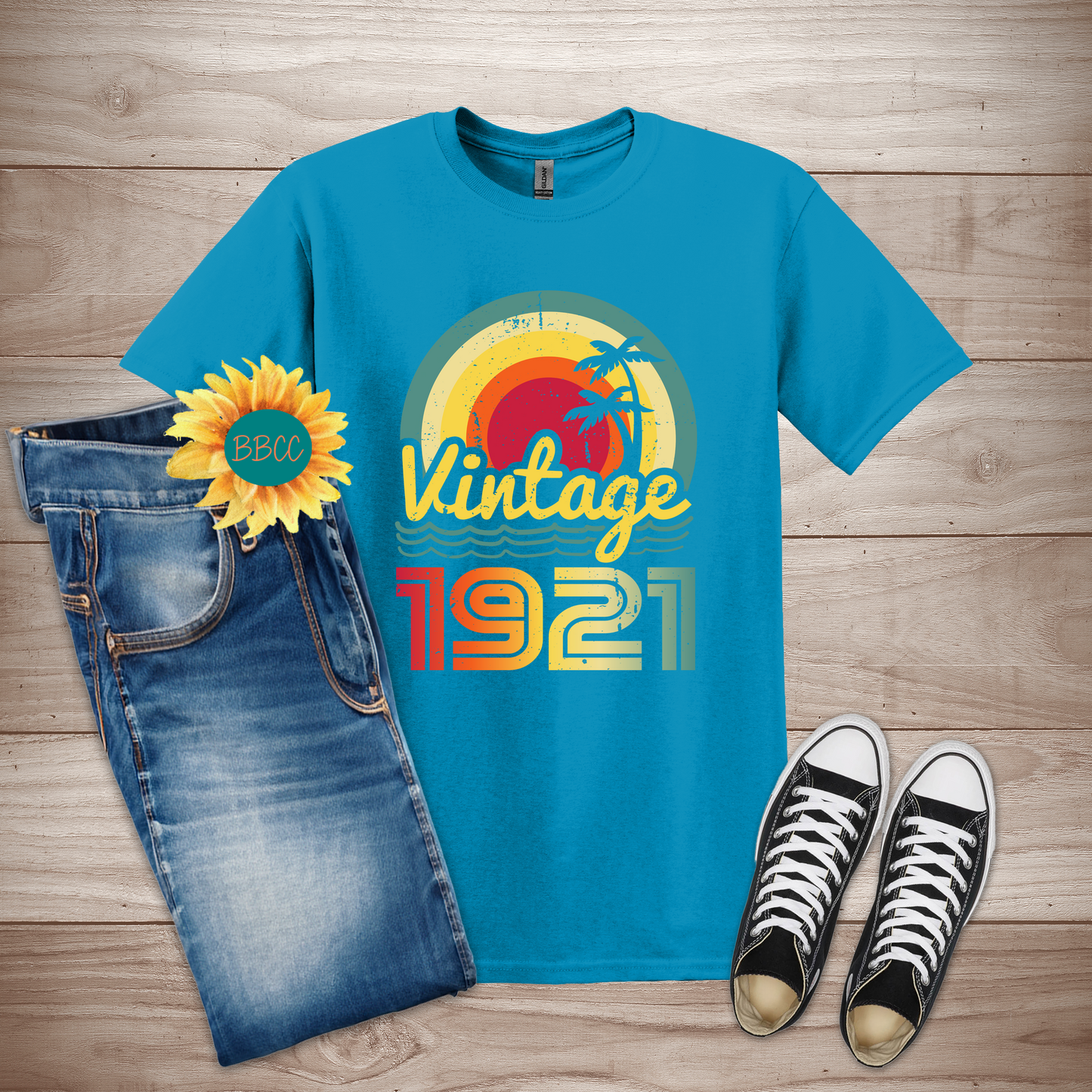 Vintage 1921 Adult T-Shirt