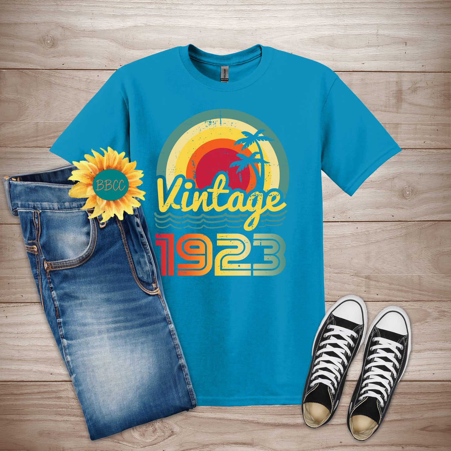 Vintage 1923 Adult T-Shirt