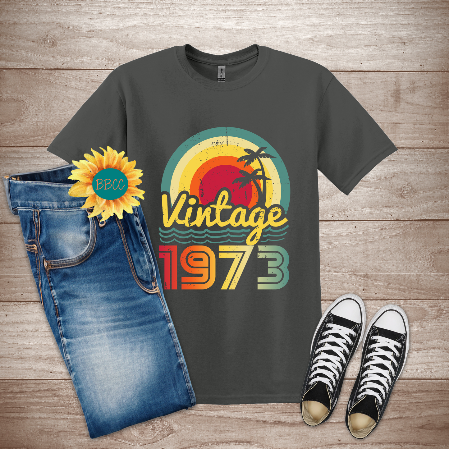 Vintage 1973 Adult T-Shirt