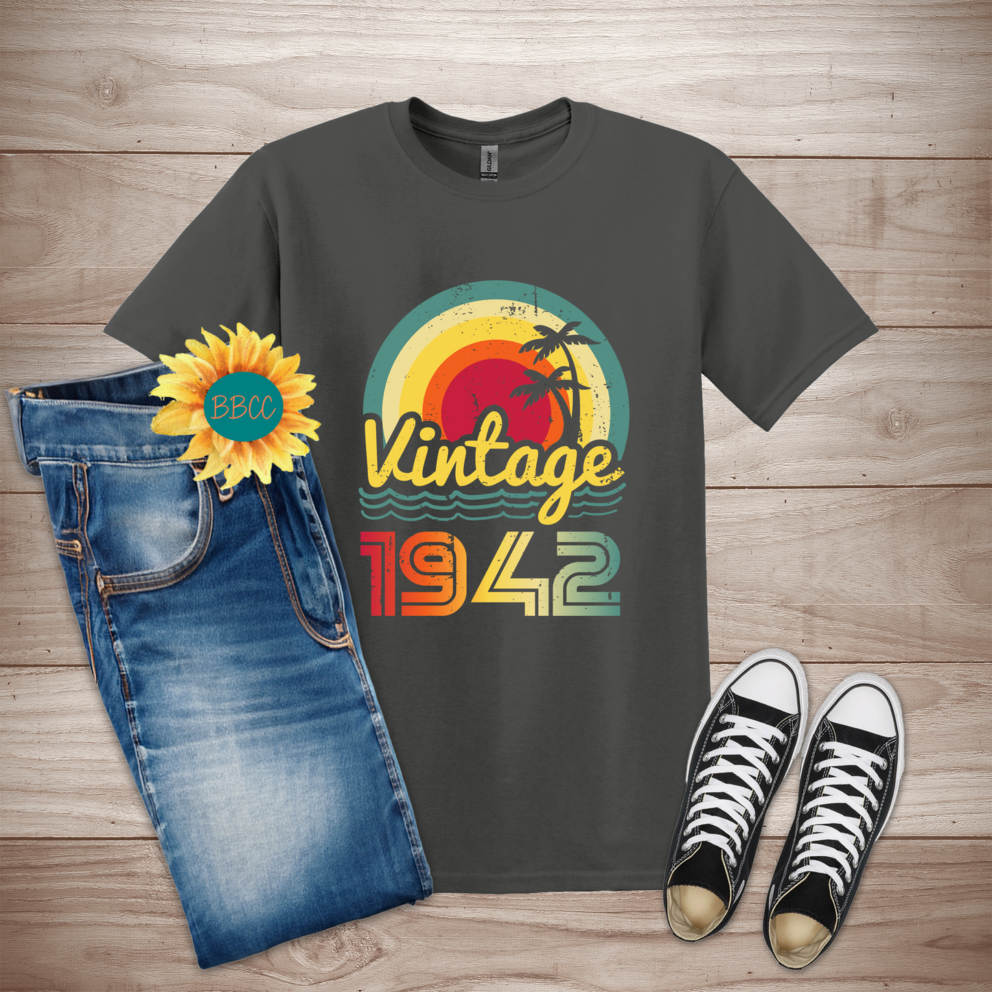 Vintage 1942 Adult T-Shirt