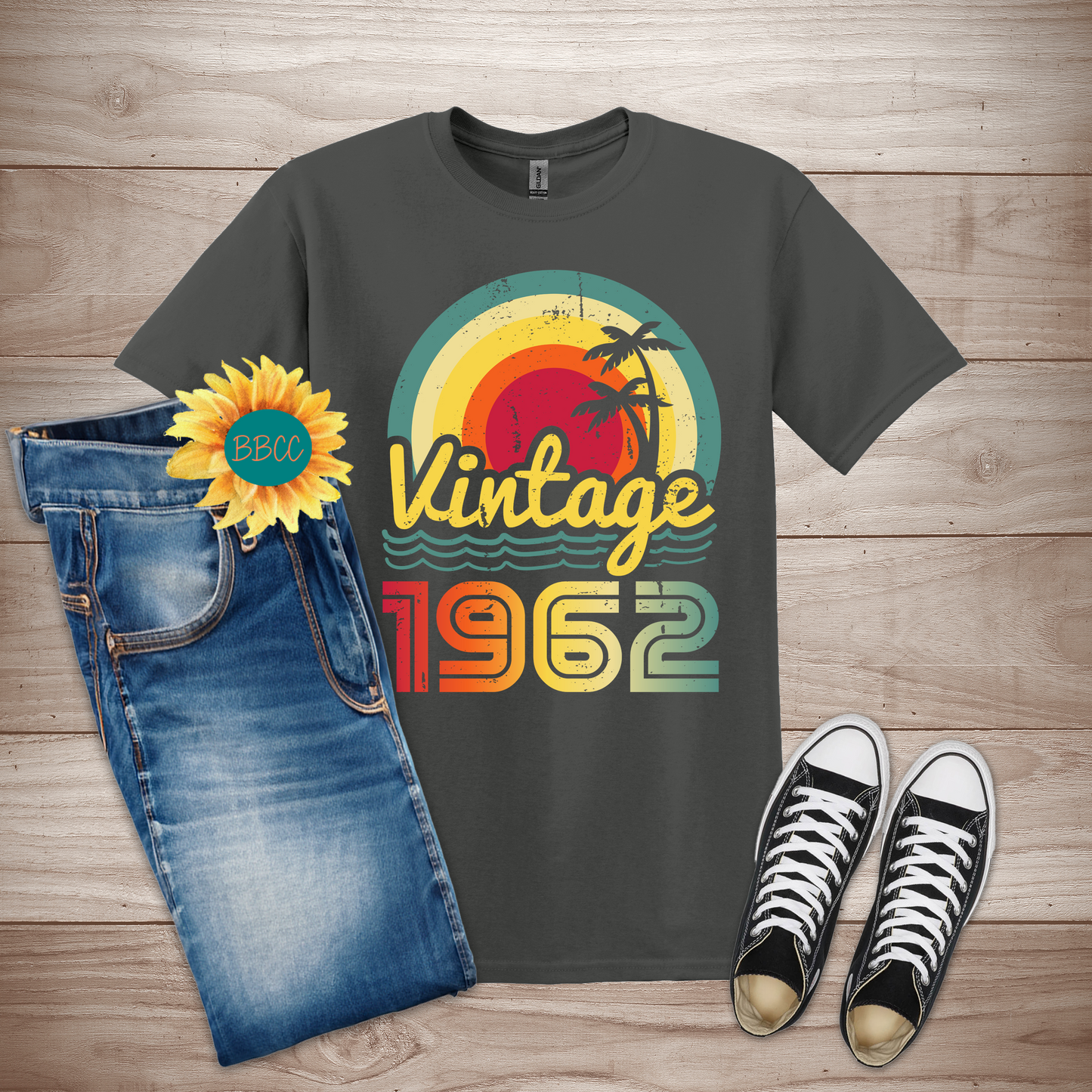 Vintage 1962 Adult T-Shirt