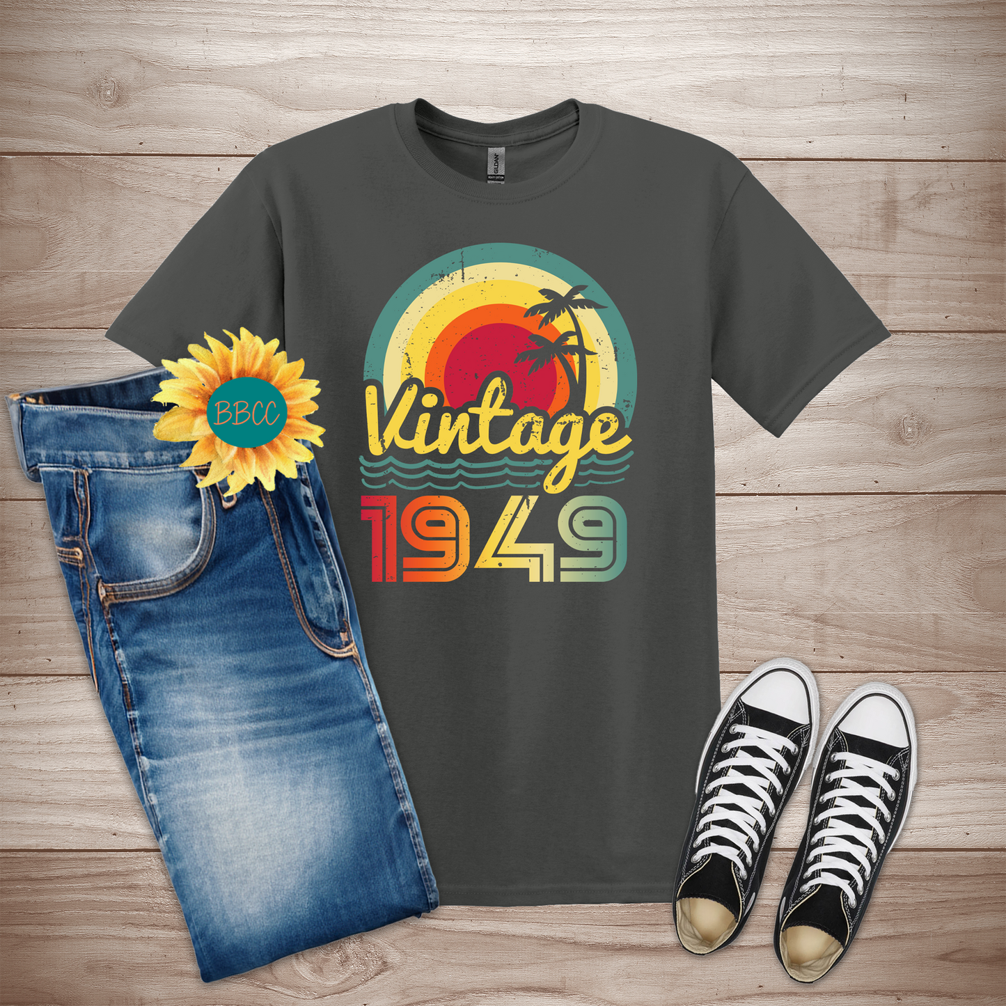 Vintage 1949 Adult T-Shirt