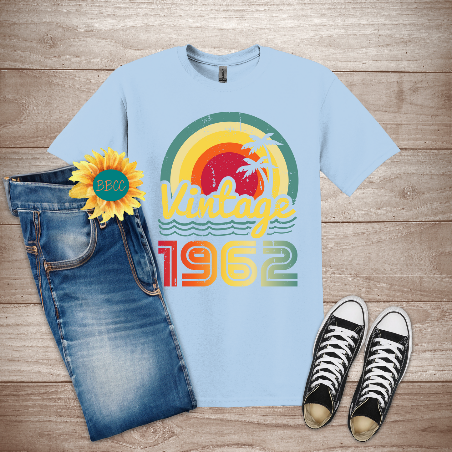 Vintage 1962 Adult T-Shirt