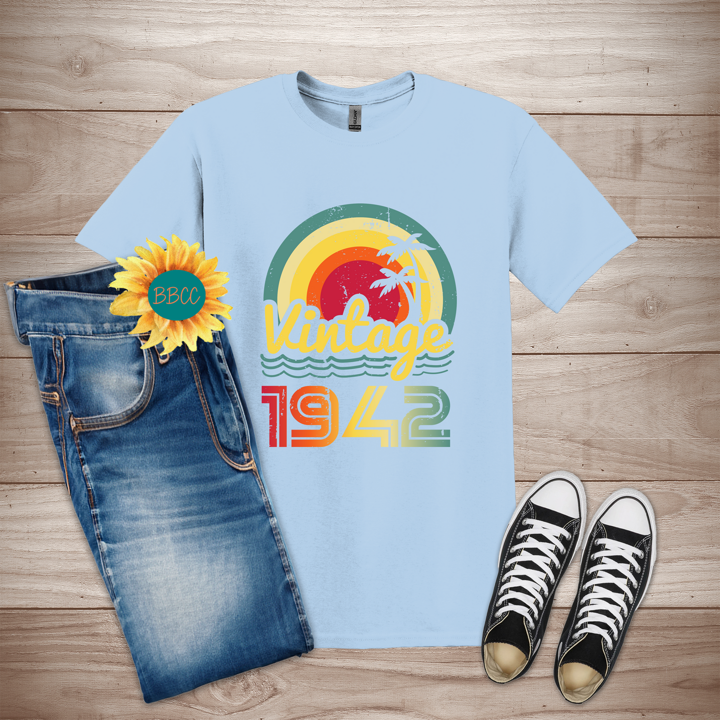 Vintage 1942 Adult T-Shirt