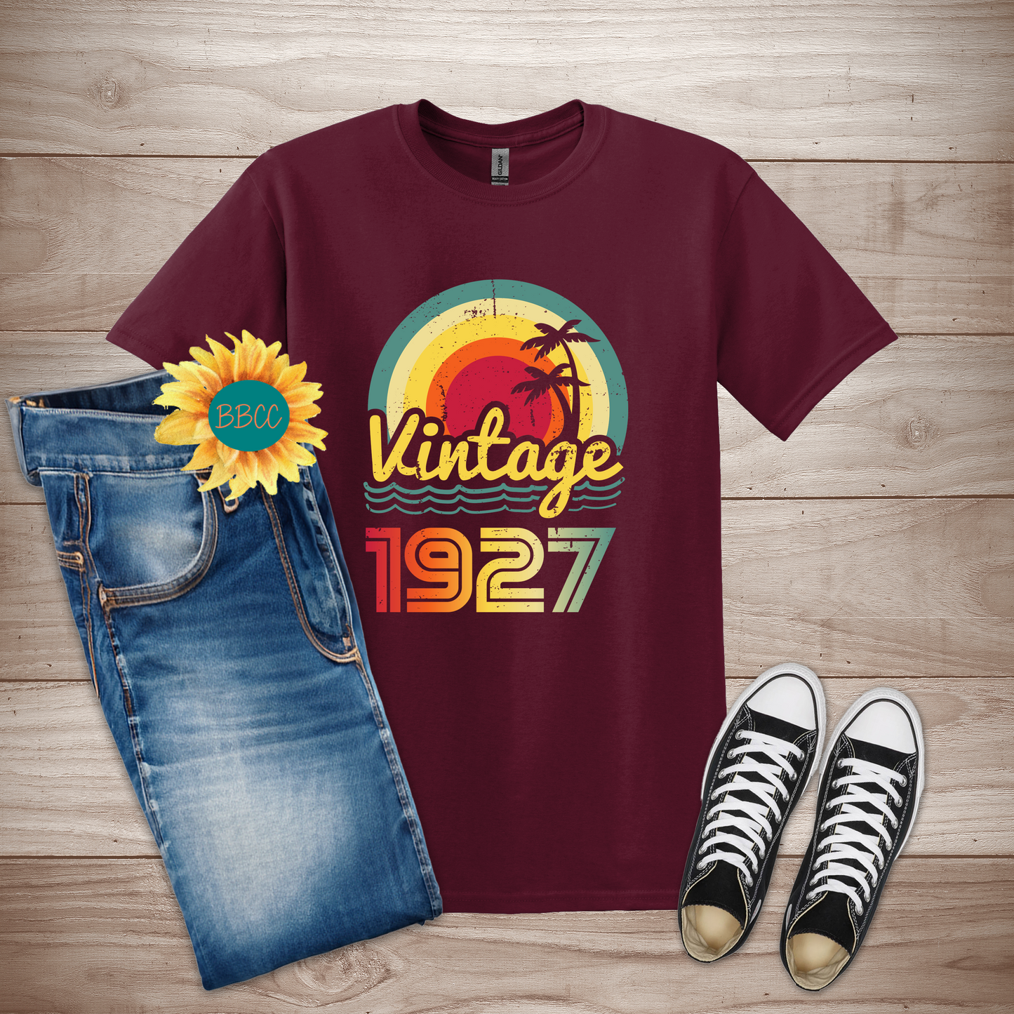 Vintage 1927 Adult T-Shirt
