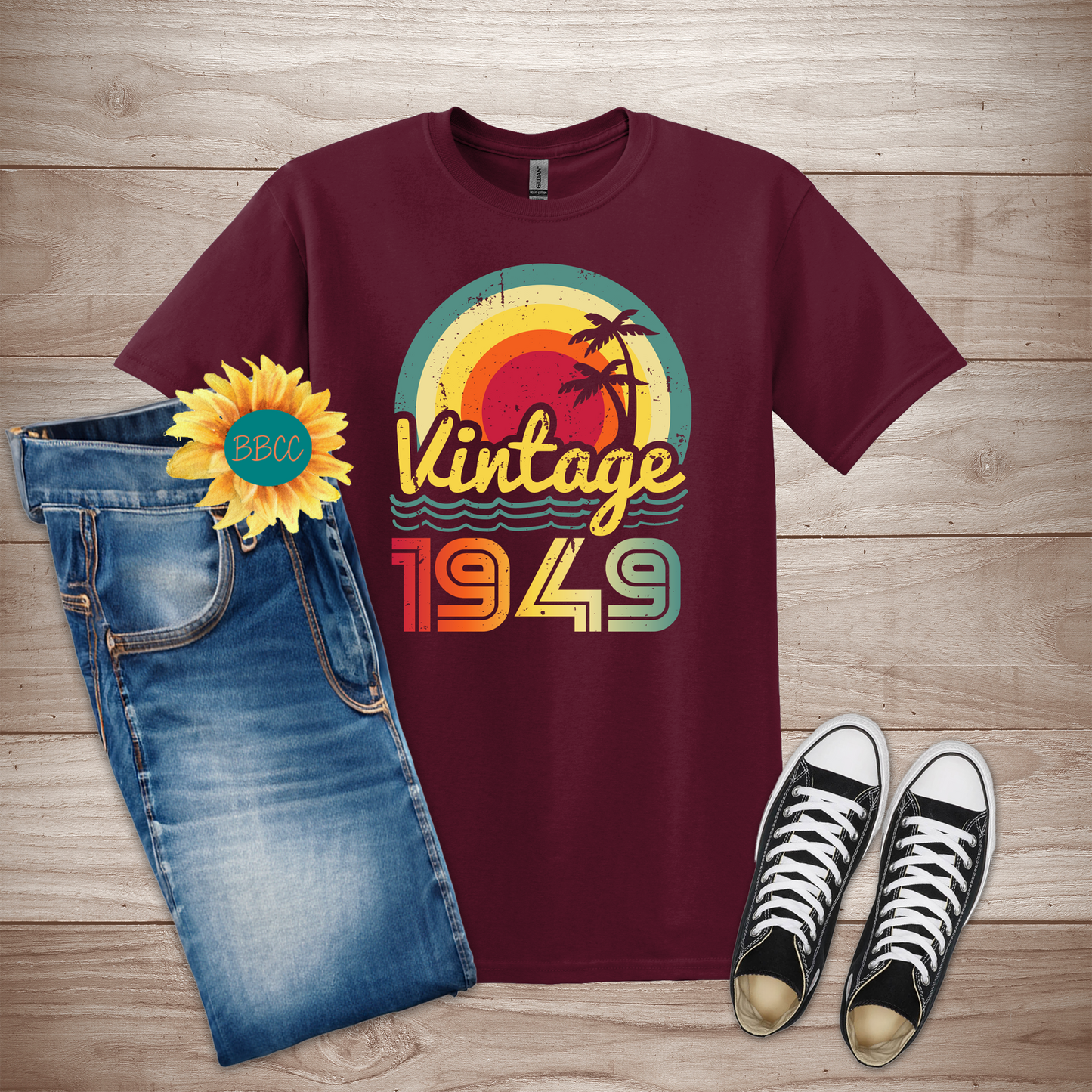 Vintage 1949 Adult T-Shirt