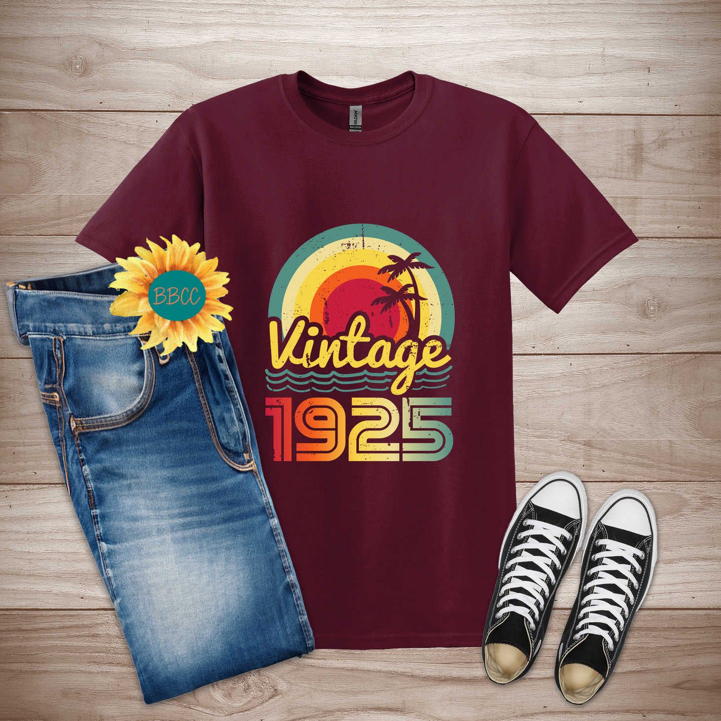Vintage 1924 Adult T-Shirt