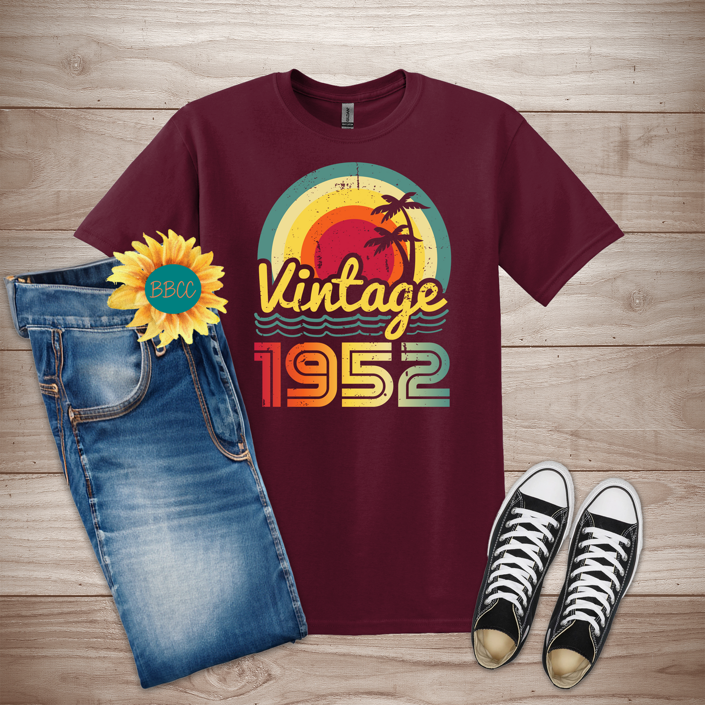 Vintage 1952 Adult T-Shirt