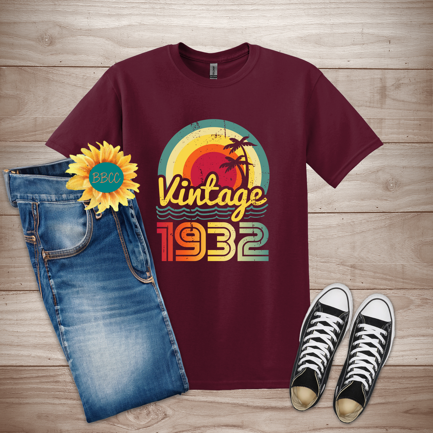 Vintage 1932 Adult T-Shirt