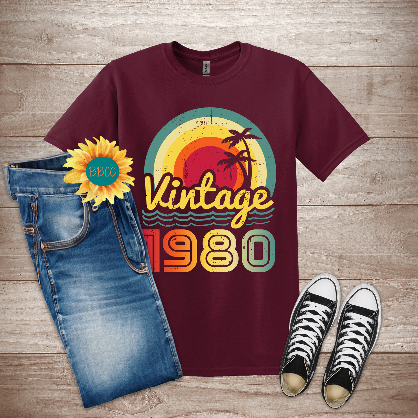 Vintage 1980 Adult T-Shirt