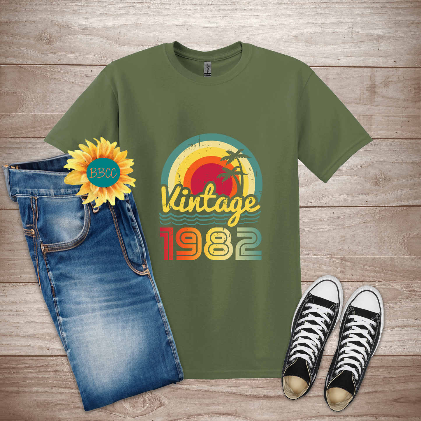 Vintage 1982 Adult T-Shirt