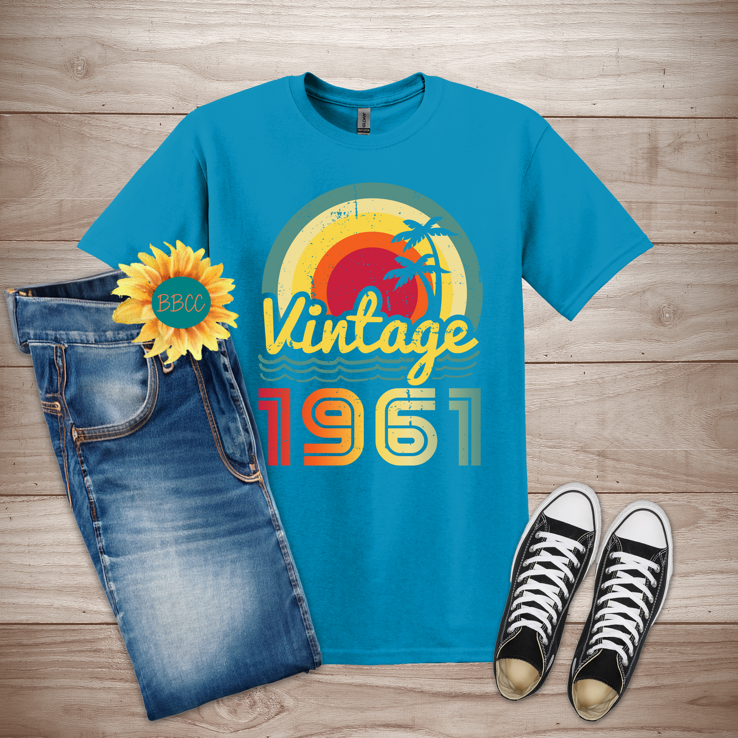 Vintage 1961 Adult T-Shirt