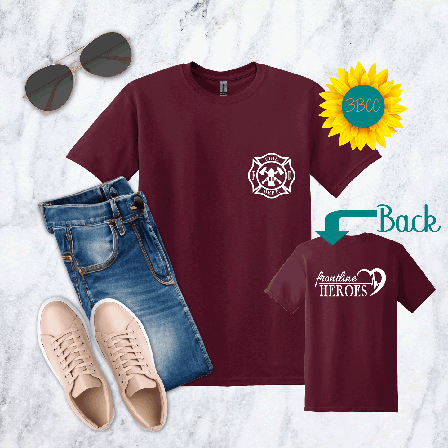 Frontline Firefighter T - Shirt