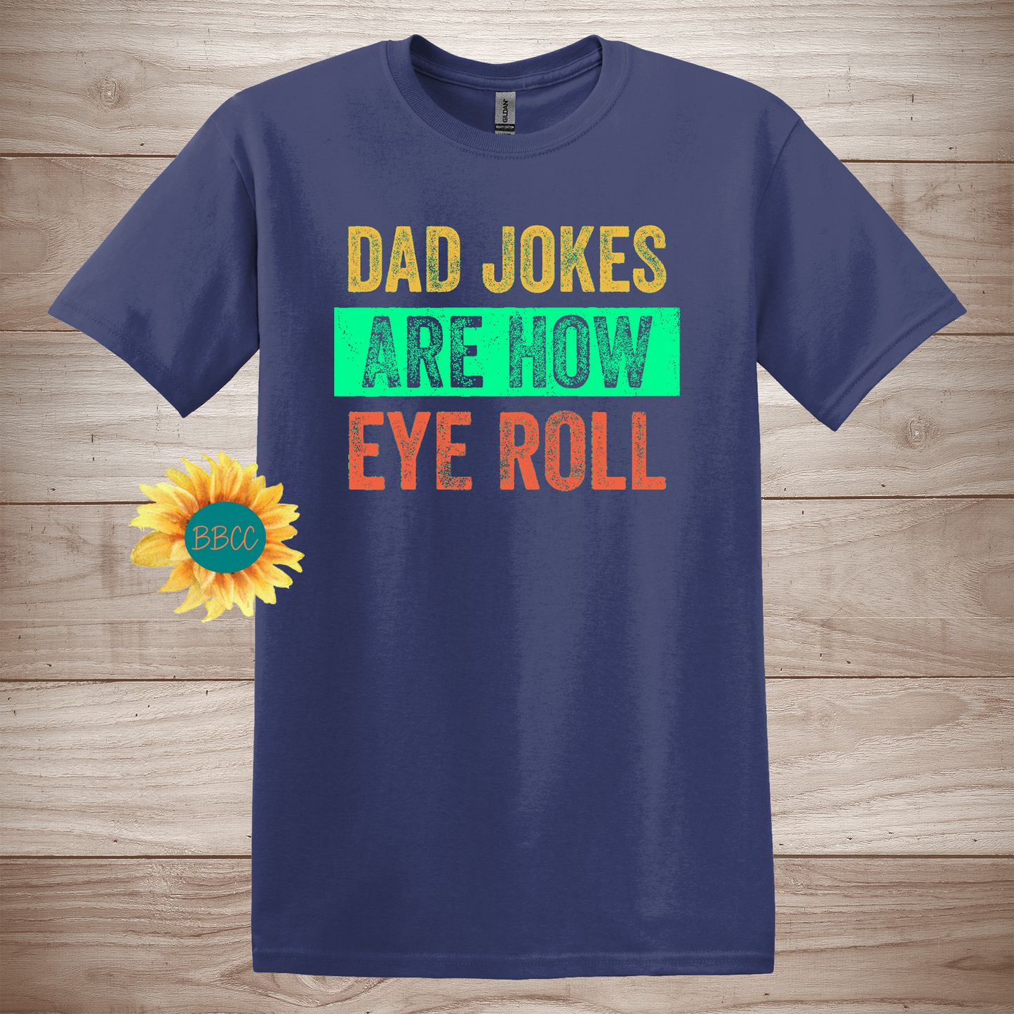 Eye Roll Dad Jokes Funny Father T-Shirt