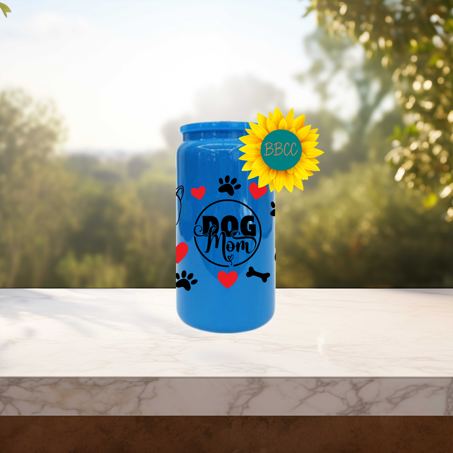 Pet Mom 16oz Stainless Steel or Plastic Tumbler