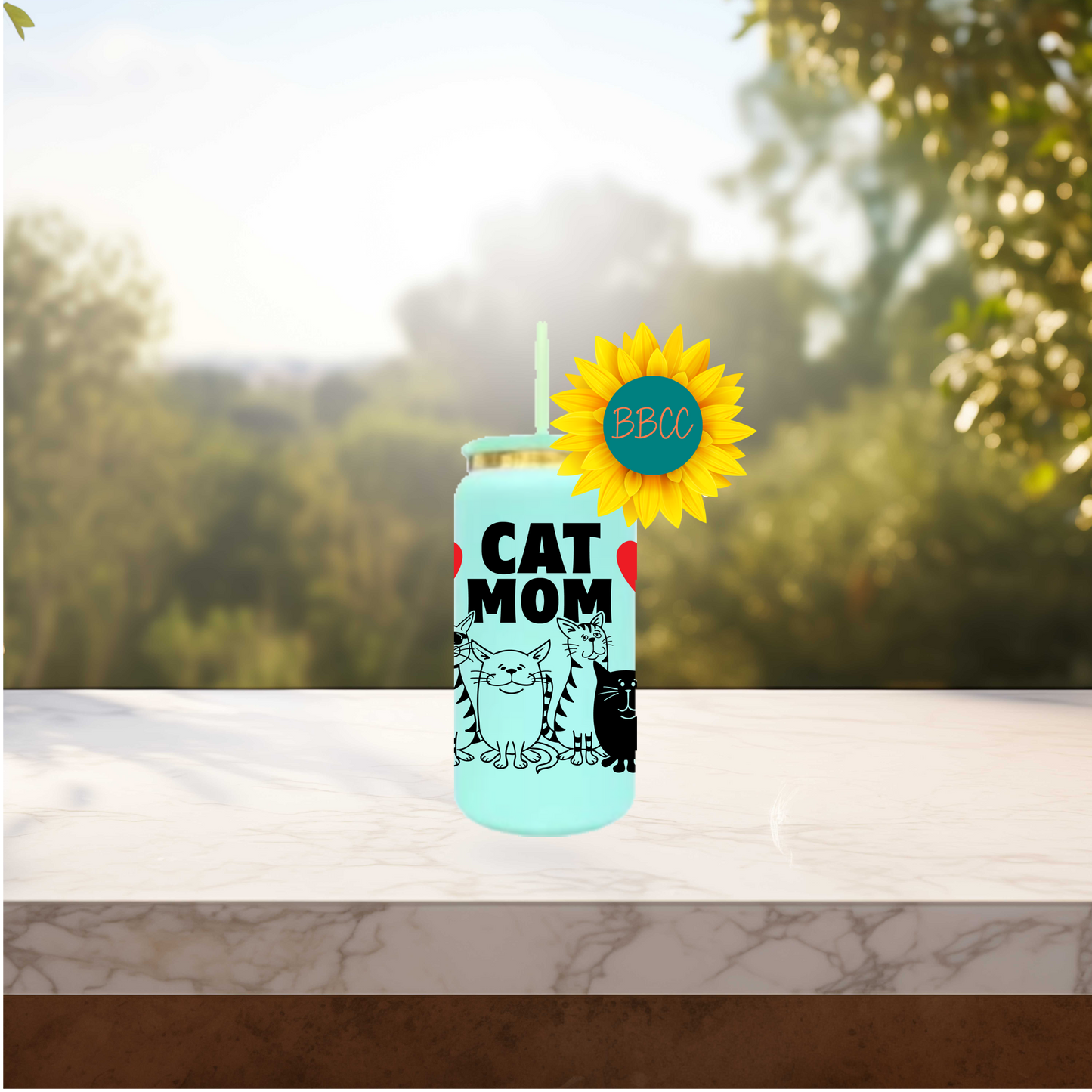 Pet Mom 16oz Stainless Steel or Plastic Tumbler